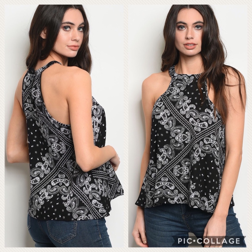 Paisley Halter Top